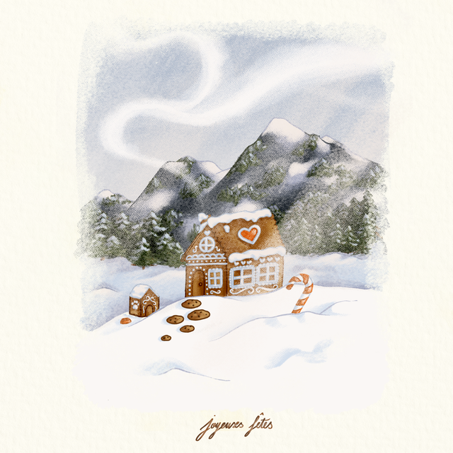 Carte Maison de pain d&#039;épices