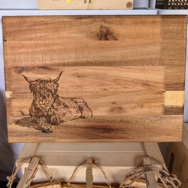 Highland Cow Chopping Board