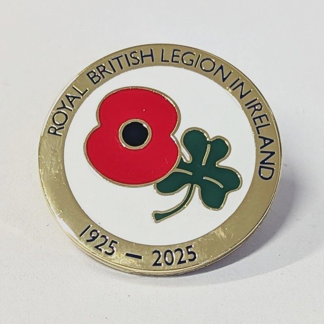 1925-2025 Irish Centenary Poppy (enamel)