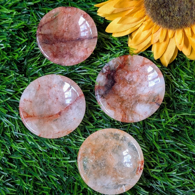 Fire Quartz / Hematoid Quartz Bowl