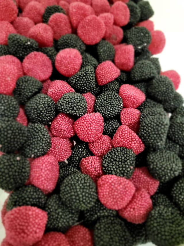 Mûres perlées rouges et noires (100g) halal