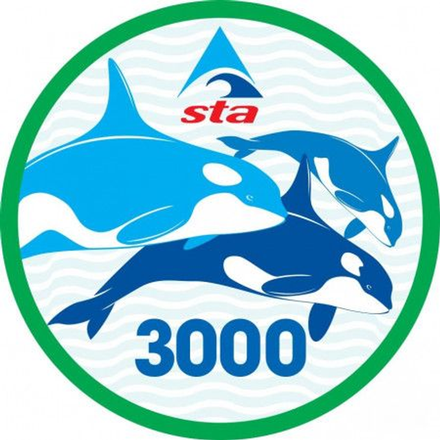 3000 Metres - Certificate with Badge