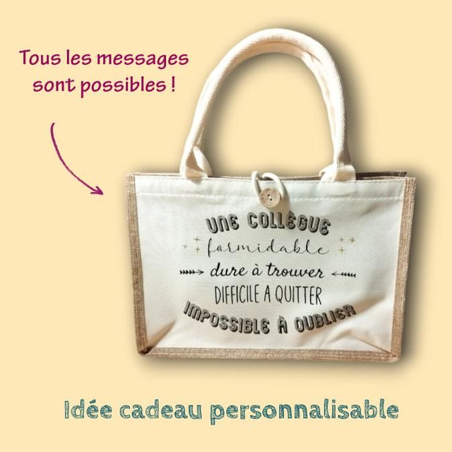 Sac shopping personnalisable 