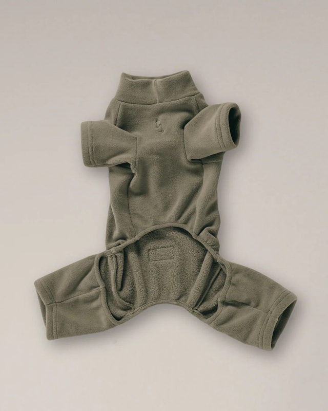 By Teddy Fleece Body Suit - Matcha