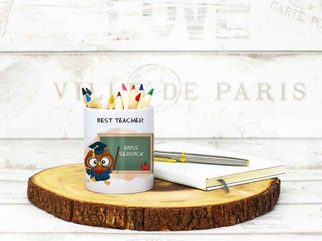  Personalised Teacher Pencil Pot