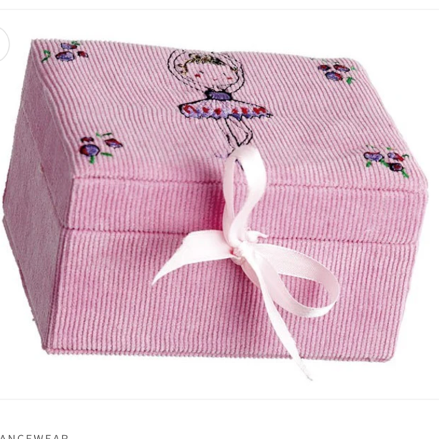 Floral Ballerina jewellery Box