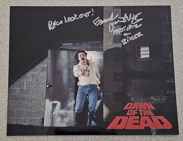 Joe Shelby Autograph (Dawn of the Dead) 