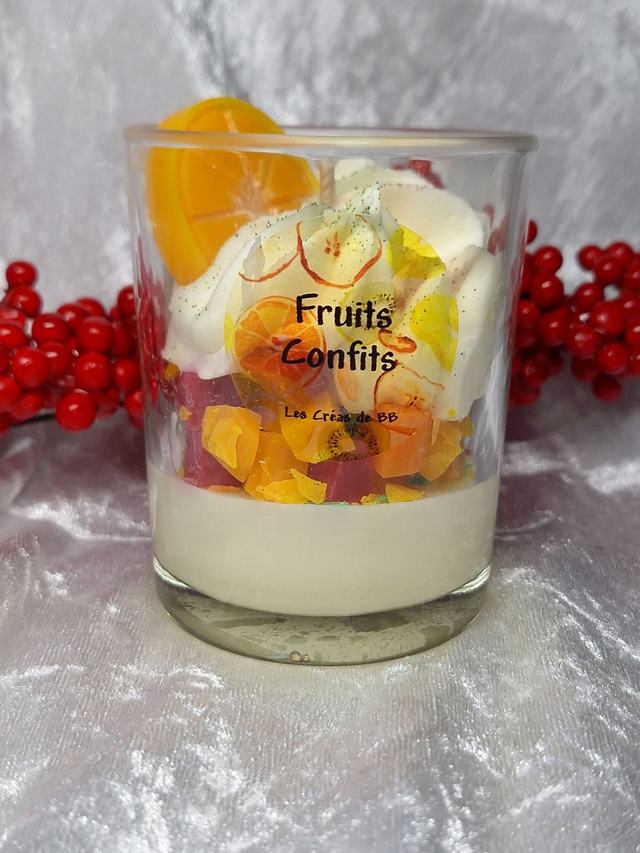 Bougie gourmande- Fruits confits