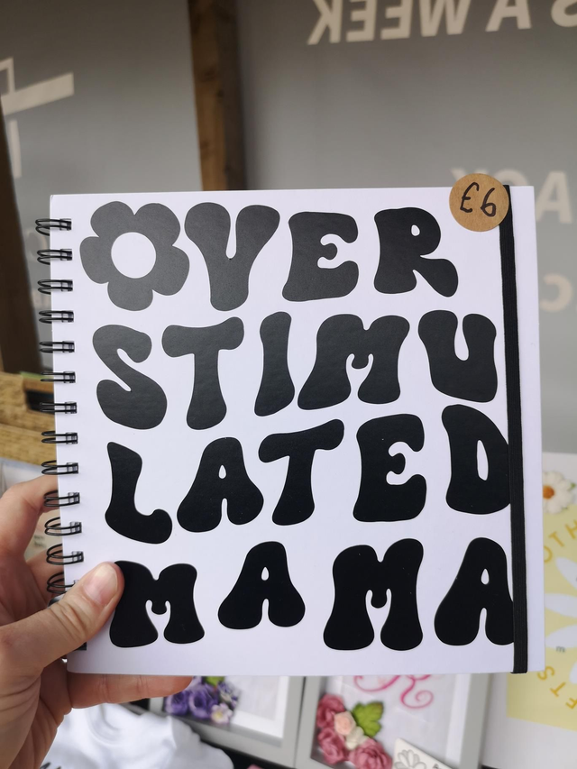 Over stimulated mama blank album 