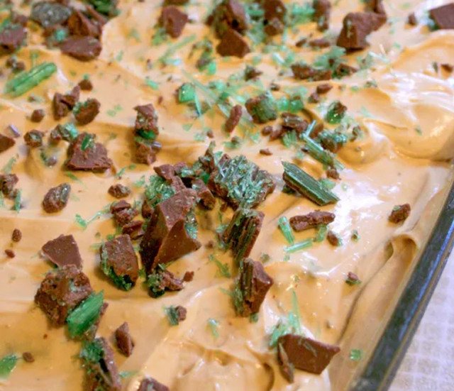 Peppermint Crisp Tart