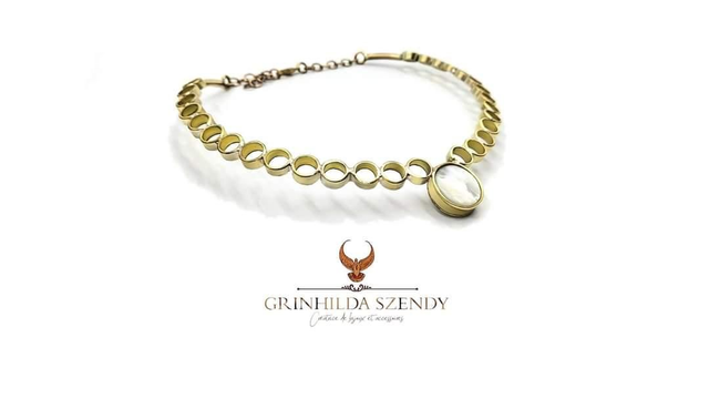 Collier "Bulles" Avec Sa Pierre