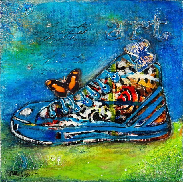 La basket et le papillon