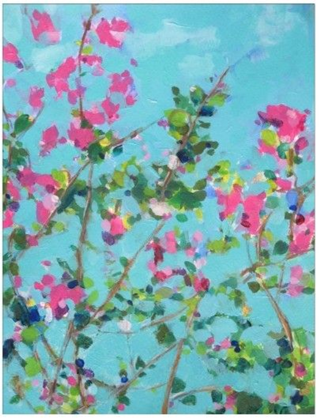 Peinture acrylique - Magnolia rose