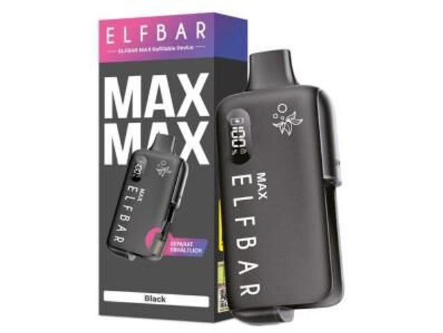Elfbar Max Pod Sytem E-Zigarette Schwarz