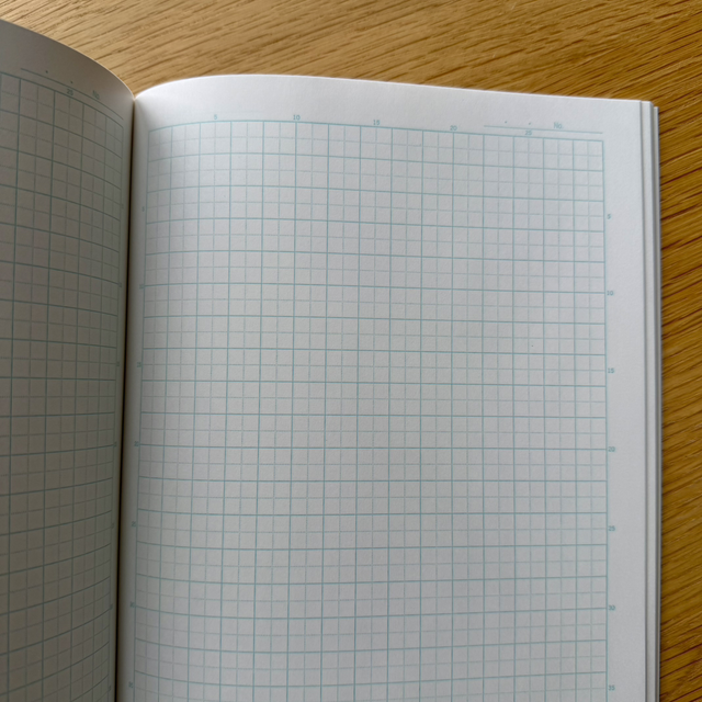 Pokémon Grid Study Notebook (Blue, B5) – Single