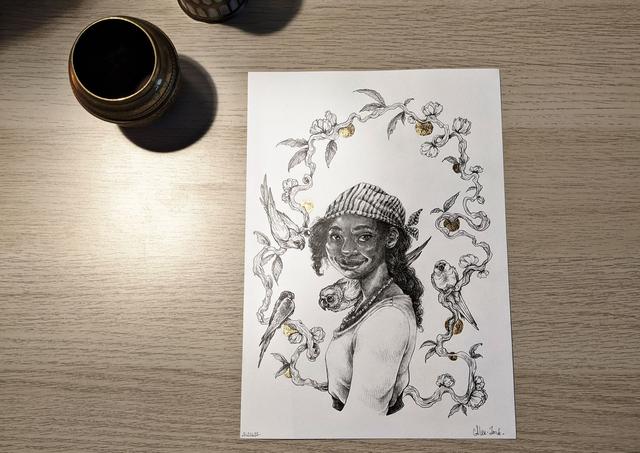 Affranchie, Format A4, 21 x 29,7 cm