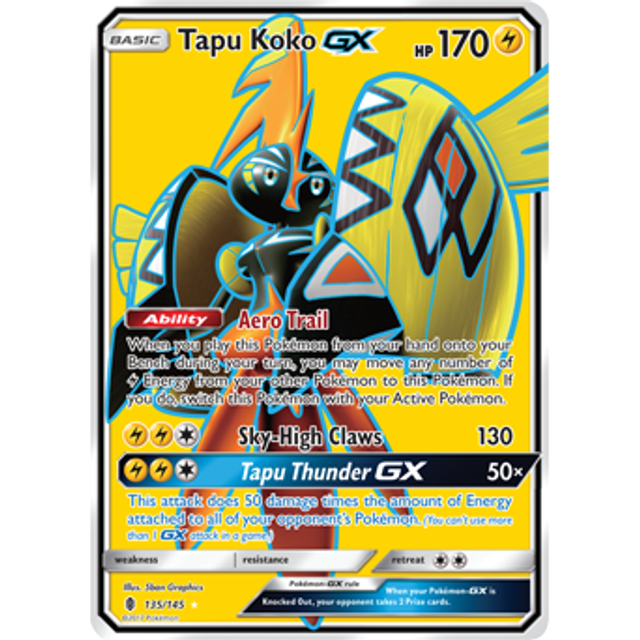 Guardians Rising: Tapu Koko GX 135/145