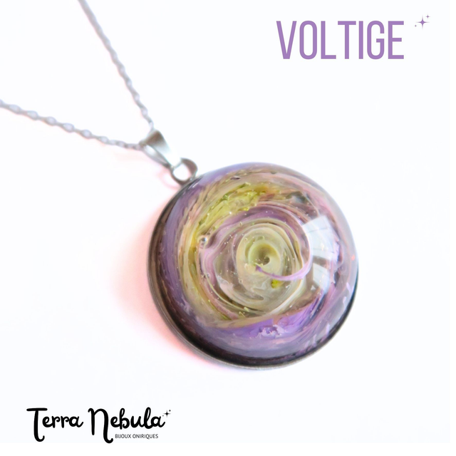 Collier Planète à adopter Voltige | BP107 | Pétri