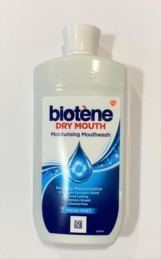 Biotene Mouthwash.