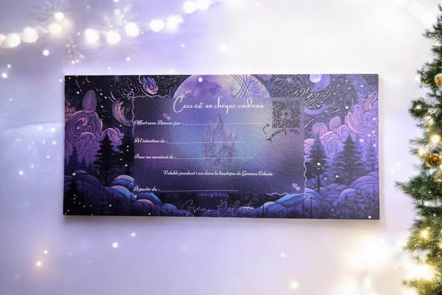 Le chèque-cadeau Gemme Céleste