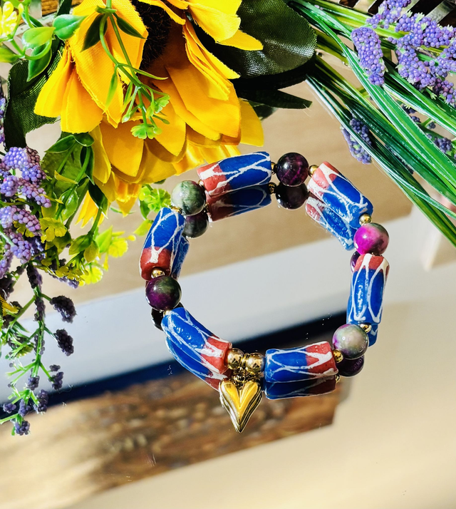 Boho Armband met Gouden Hart | Handgemaakt & Kleurrijk 