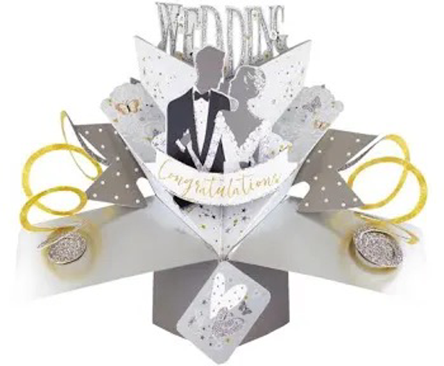Wedding pop out card