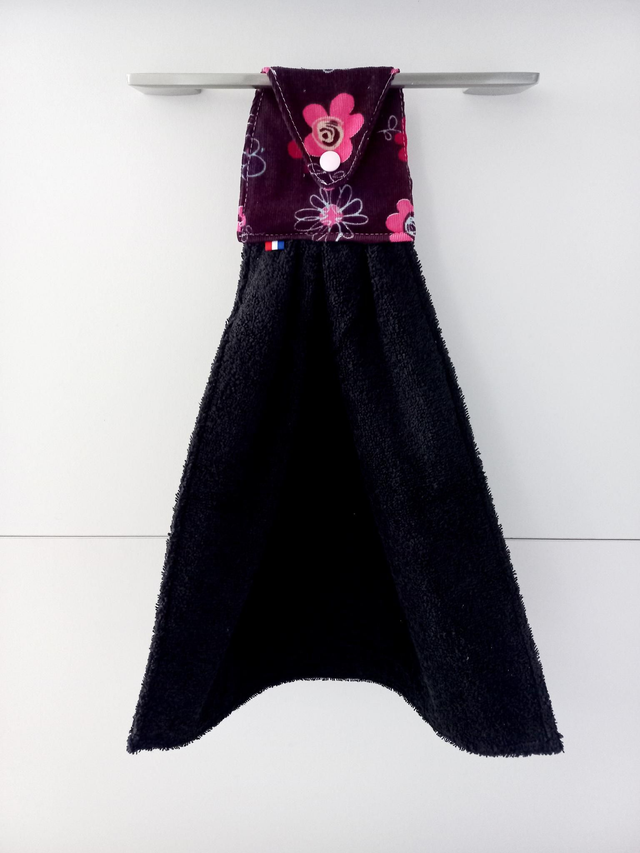 Essuie-mains en tissu éponge