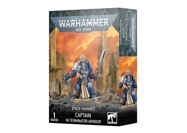 Games Workshop Captain In Terminator Armour Space Marines Warhammer 40K