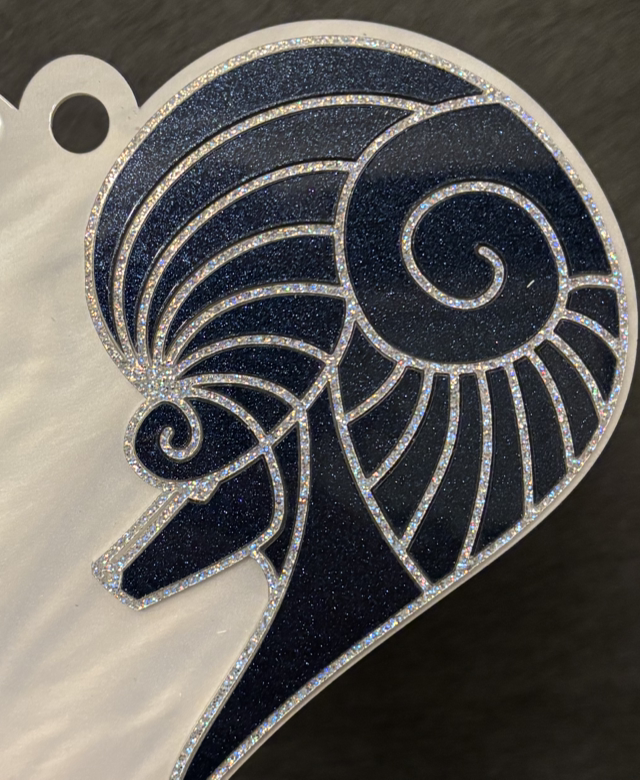 Wall Art - Poodle Fantasy Acryl