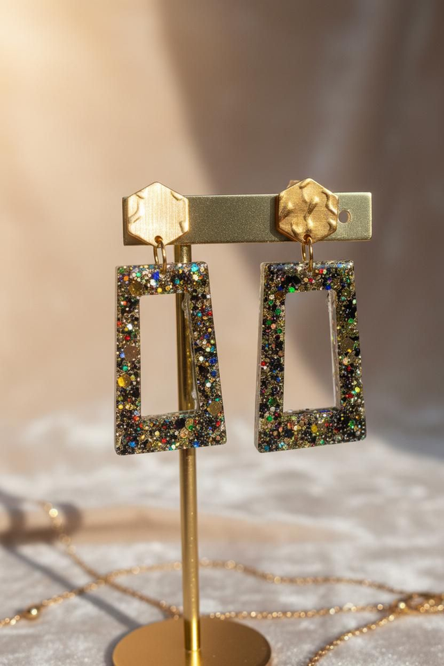 Boucles  Élégance - Collection Champagne nocturne