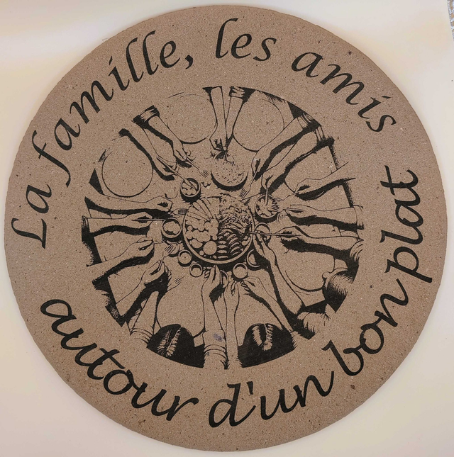Dessous de plat &quot;Autour&quot;