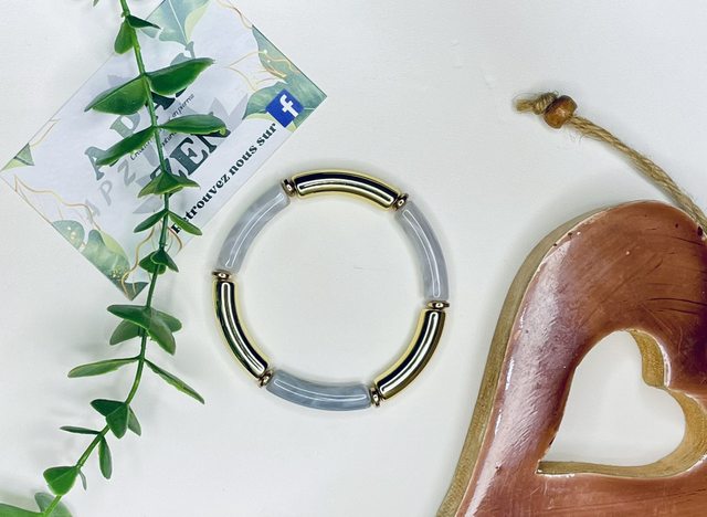 POURQUOI PAS Gris Doré Hématite 