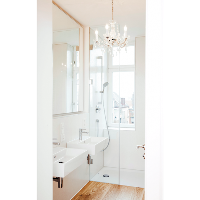 Wandpaneele wasserfest White 123x280 Weiß