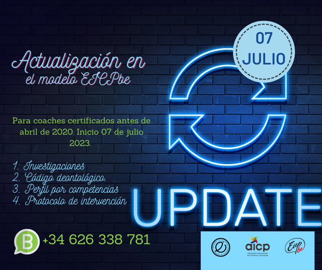 Actualización en el modelo EICPbe.