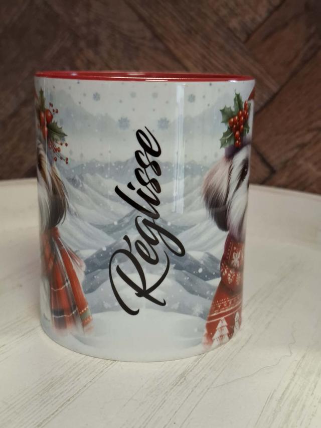 Mug coeur rouge