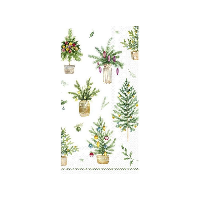 SERVILLETA LUNCH FESTIVE HOLIDAYS VERDE