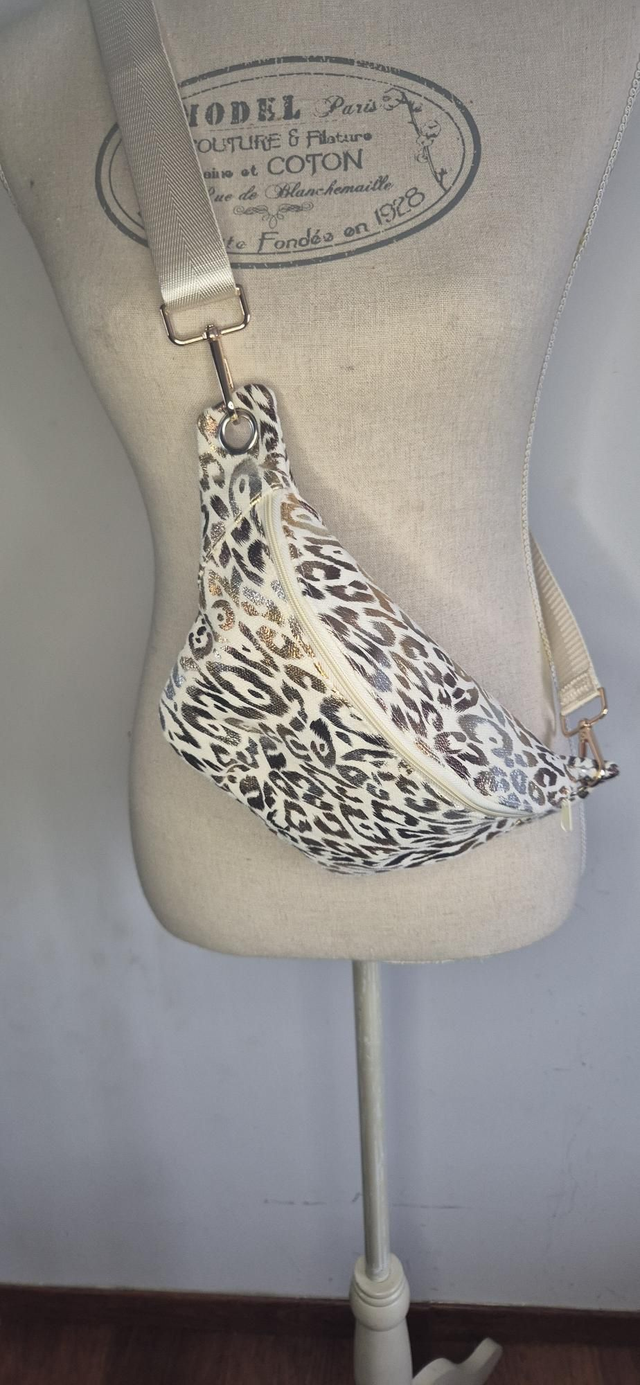 Sac sourire léopard brillant 