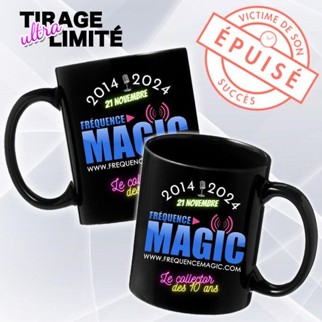 MUG 10 ANS FREQUENCE MAGIC