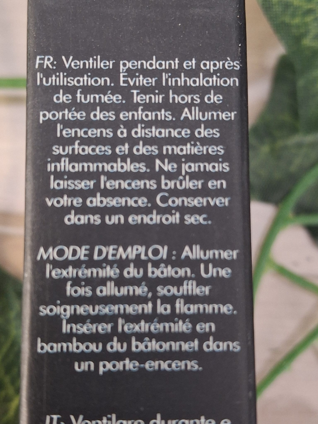 Encens parfum de Gemmes
