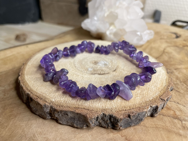 Bracelet chips AMETHYSTE
