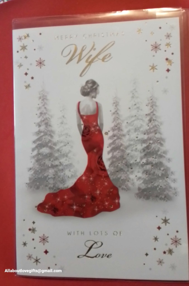 Wife Stunning Design Christmas Card 