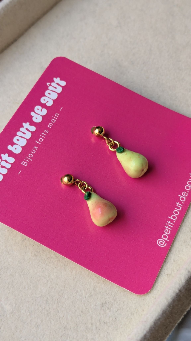 Boucles d'oreilles poires