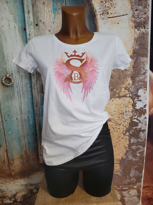 T-Shirt Blanc Femme(A48)