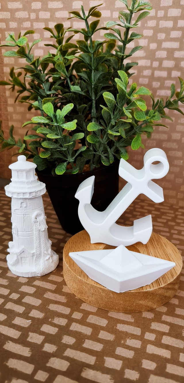 Décor marin en jesmonite 