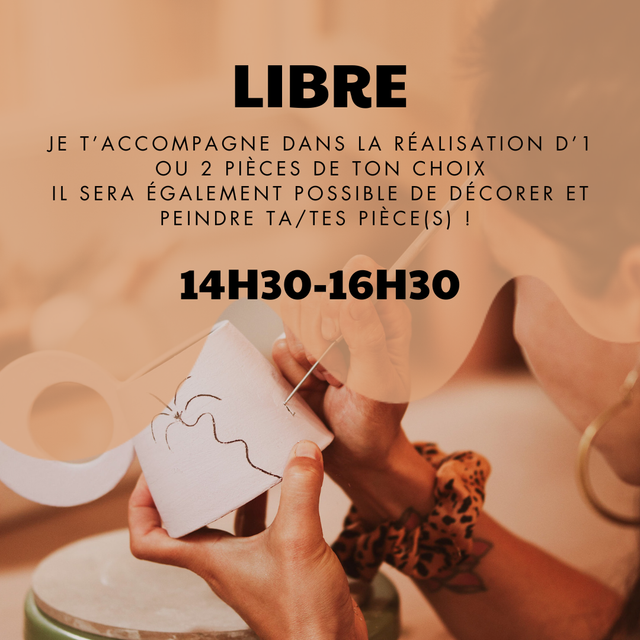 18 - Samedi 7 Mars 2026 - 14h30/16h30 - LIBRE