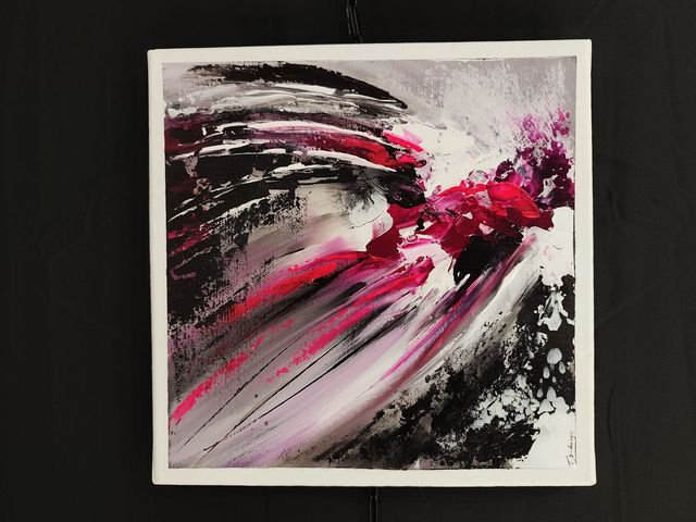 tableau Moderne fluorescent- art contemporain - art abstrait création originale