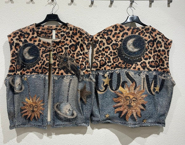 Gilet bouclé print 2