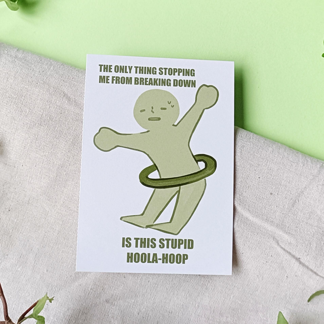 hoola hoop - A7 mini print