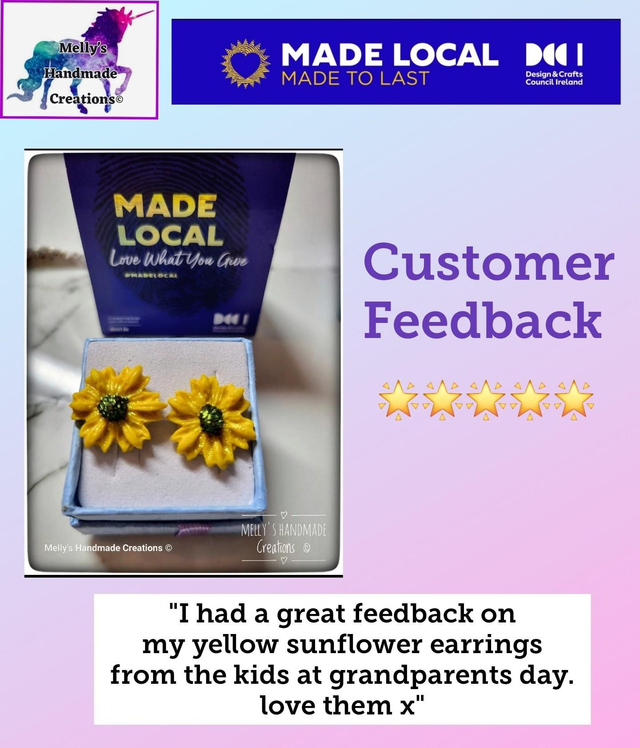 Sunflower Stud Earrings