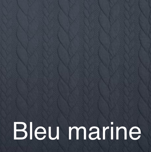 Torsadé bleu marine